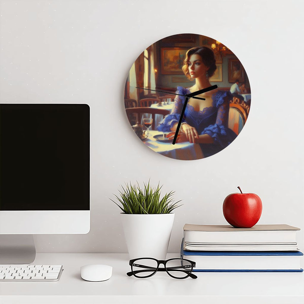 MDF Wall Clock (Made in USA) - Gregg Acini Adoree Designs - Wall Clock