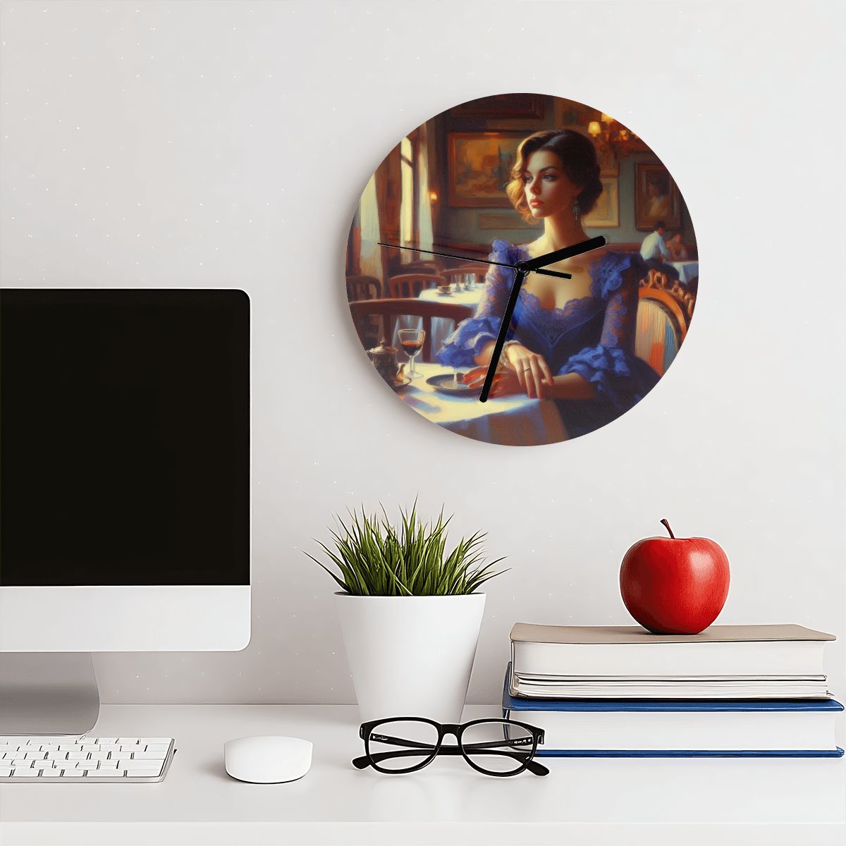 MDF Wall Clock (Made in USA) - Gregg Acini Adoree Designs - Wall Clock