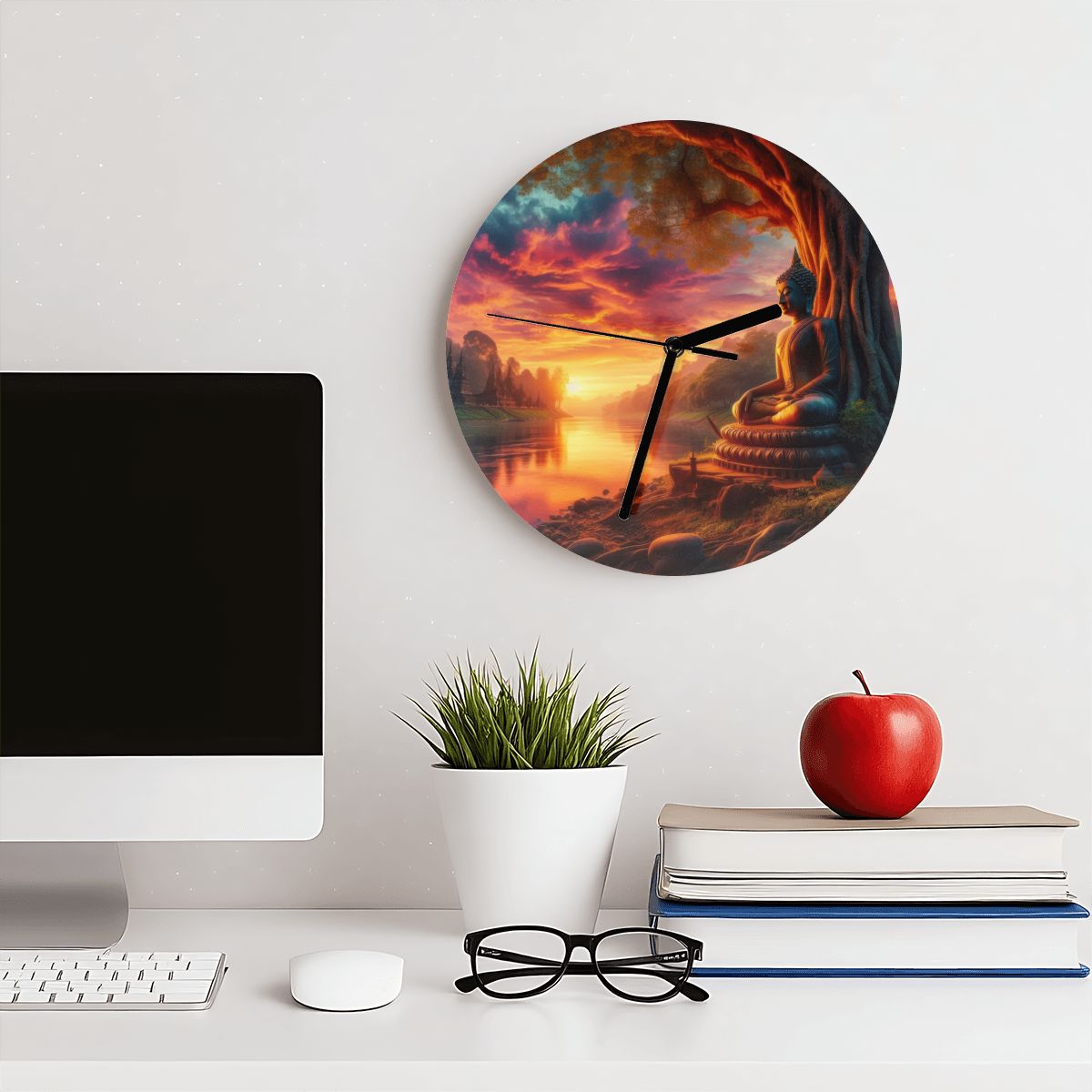 MDF Wall Clock (Made in USA) - Gregg Acini Adoree Designs - Wall Clock