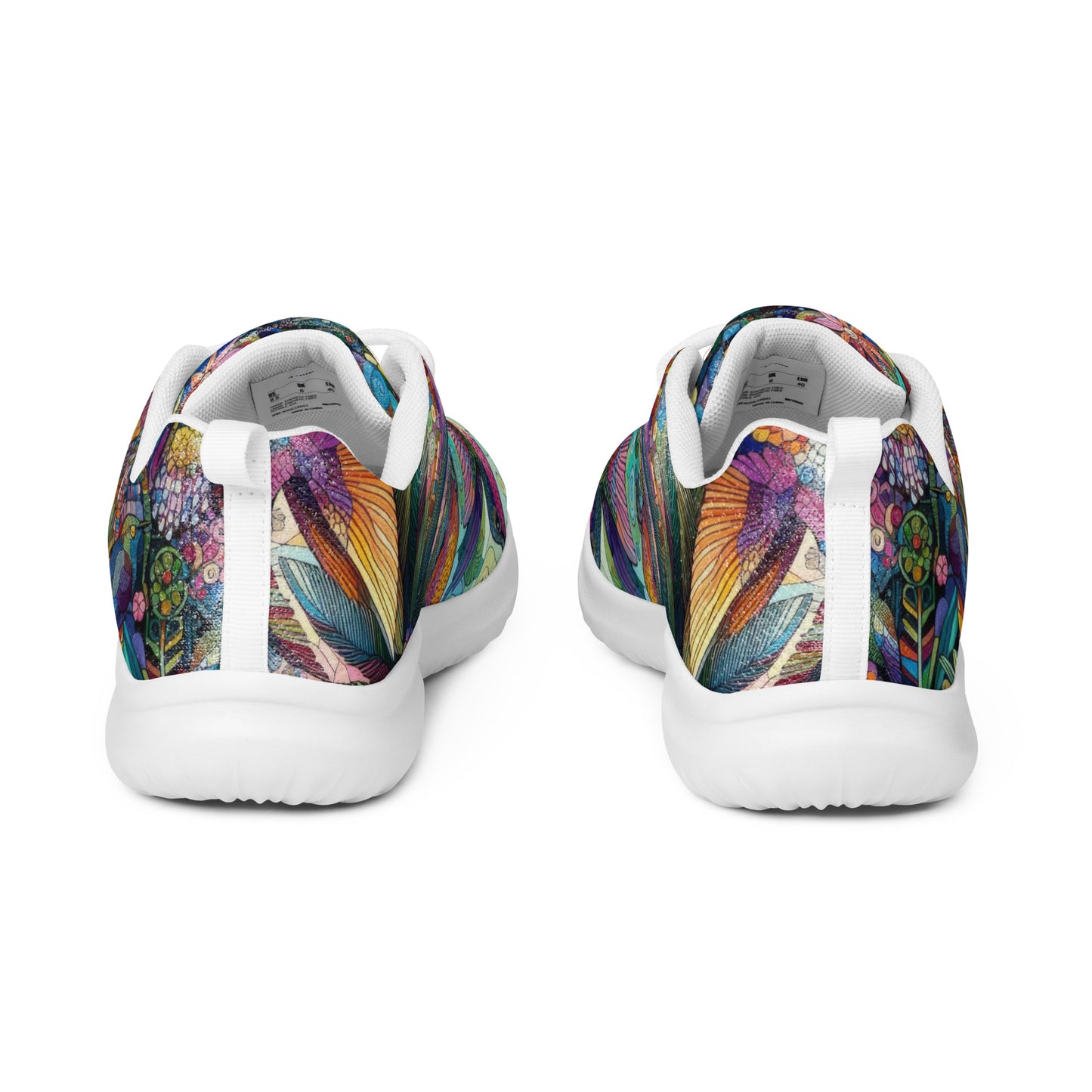 Hummingbird Kaleidoscope Men’s athletic shoes by Gregg Acini Adoree Designs