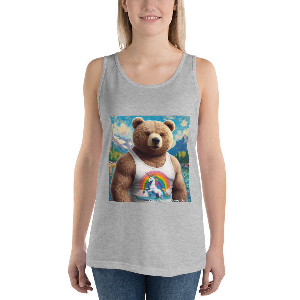 Proud Bear1 Tank Top by Gregg Acini Adoree Designs