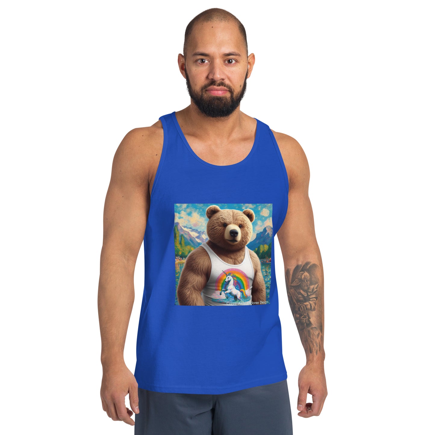 Proud Bear1 Tank Top by Gregg Acini Adoree Designs