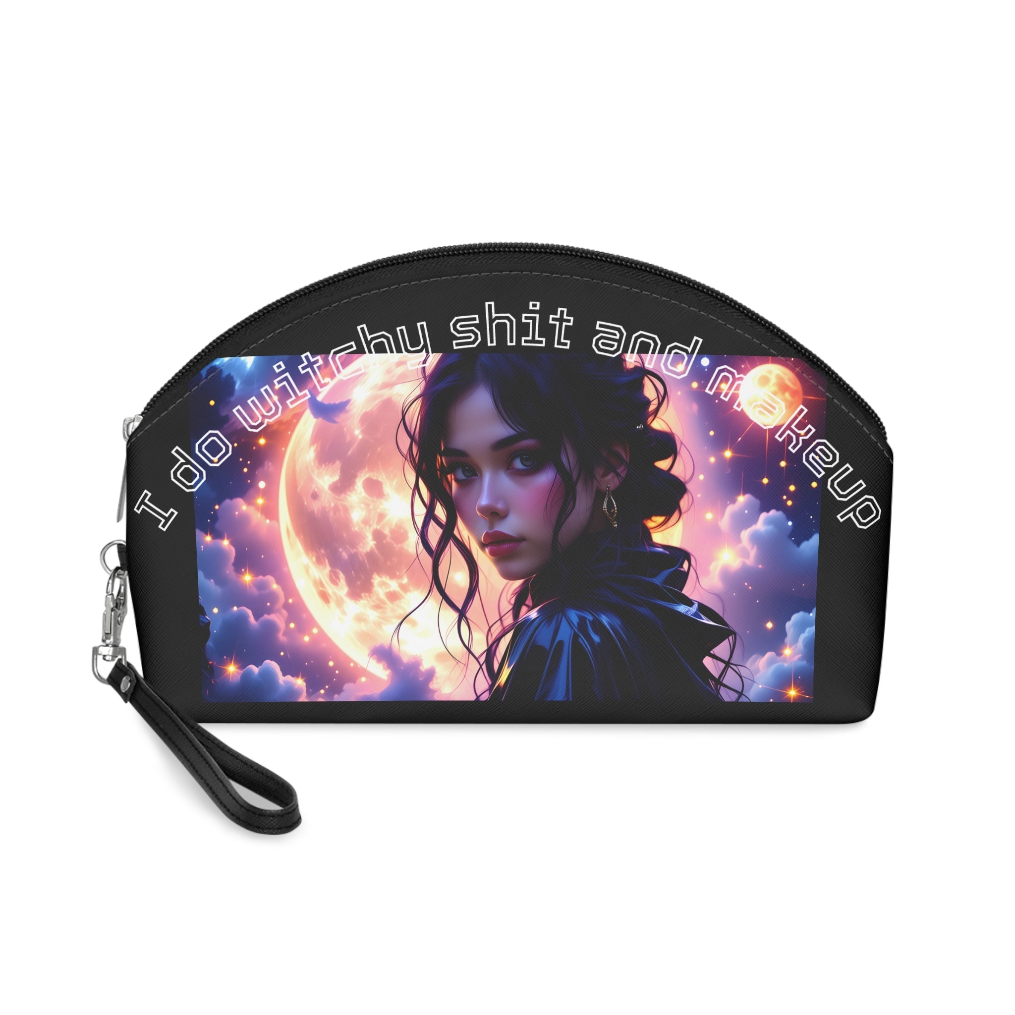 Moon Witch Makeup Bag – Cosmetic Pouch - Gregg Acini Adoree Designs - Bags