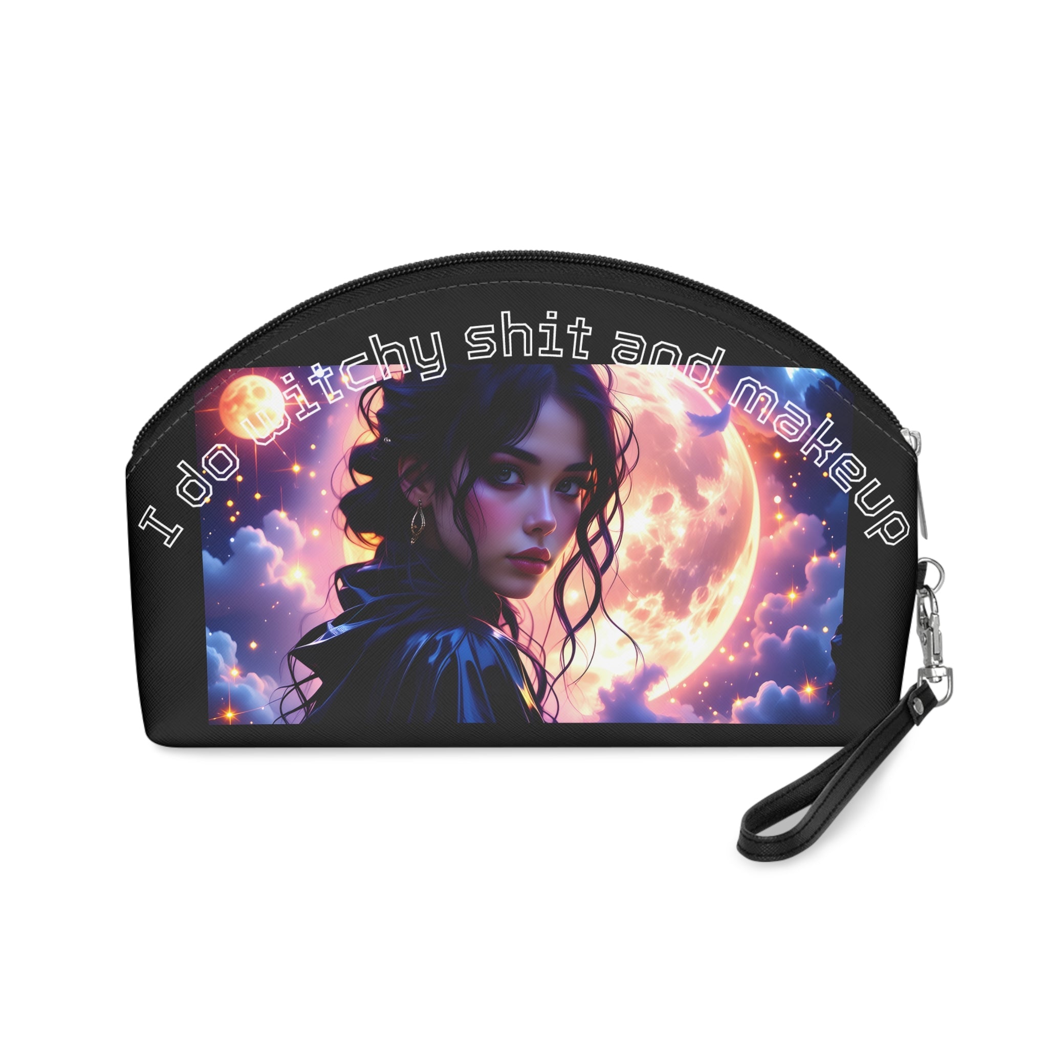 Moon Witch Makeup Bag – Cosmetic Pouch - Gregg Acini Adoree Designs - Bags
