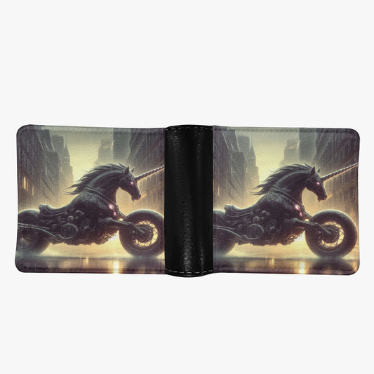 Motorcycle Unicorn Bifold Wallet - Gregg Acini Adoree Designs - Wallets