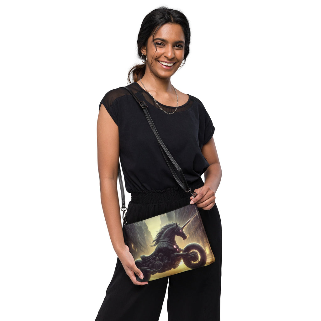 Motorcycle Unicorn Crossbody bag - Gregg Acini Adoree Designs - Handbag