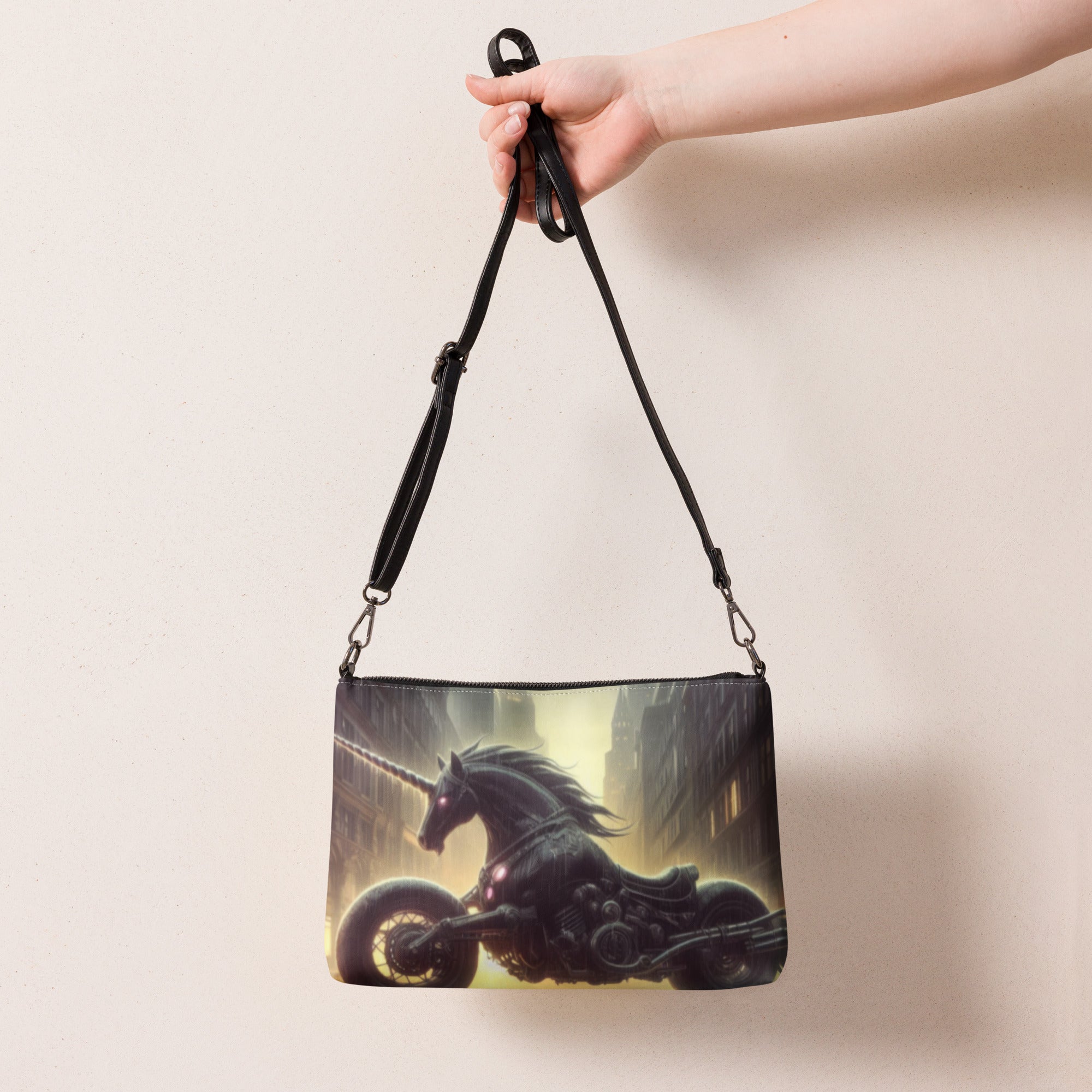 Motorcycle Unicorn Crossbody bag - Gregg Acini Adoree Designs - Handbag