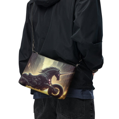 Motorcycle Unicorn Crossbody bag - Gregg Acini Adoree Designs - Handbag