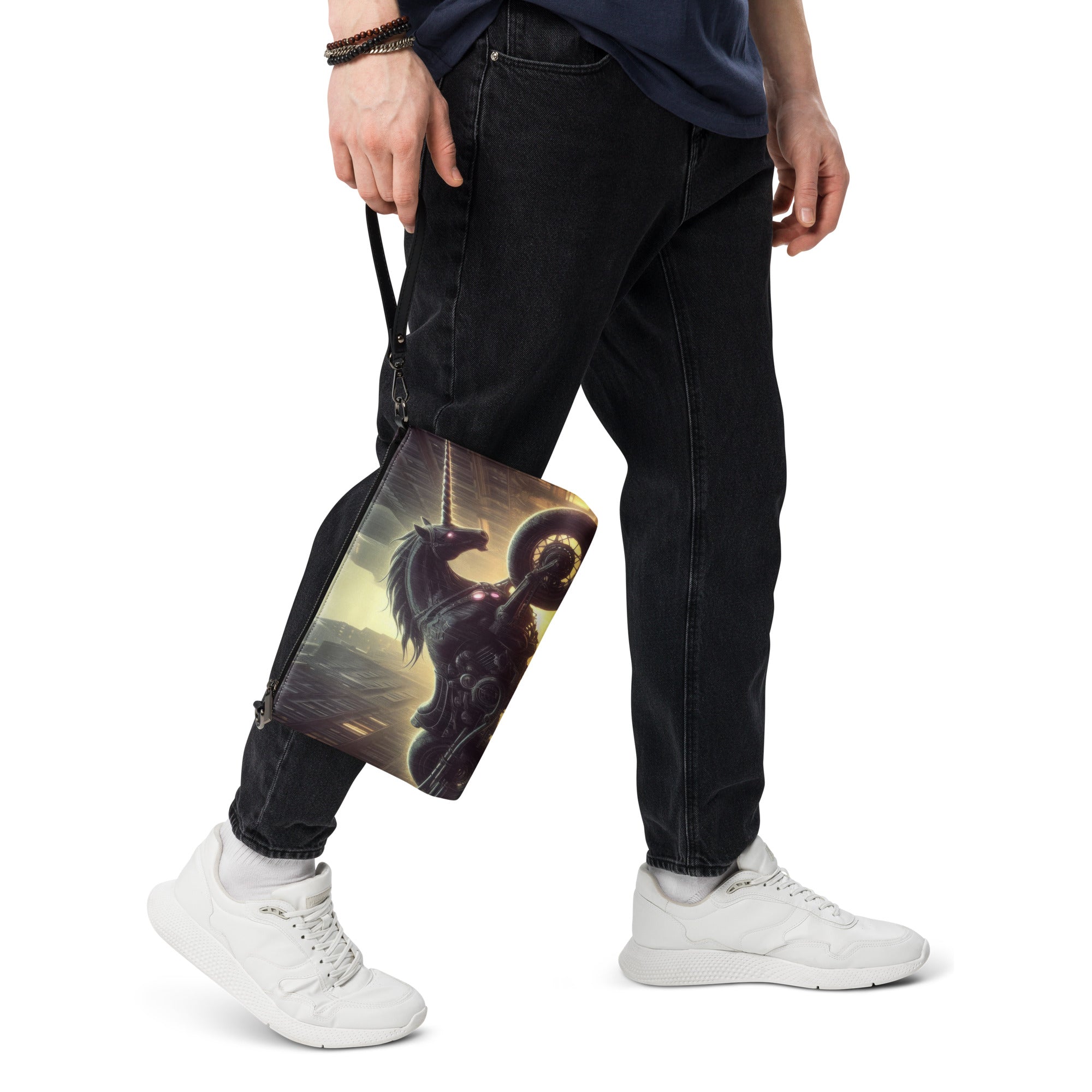 Motorcycle Unicorn Crossbody bag - Gregg Acini Adoree Designs - Handbag