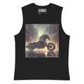 Motorcycle Unicorn Muscle Shirt by Gregg Acini Adoree Designs - Gregg Acini Adoree Designs - Muscle Shirt
