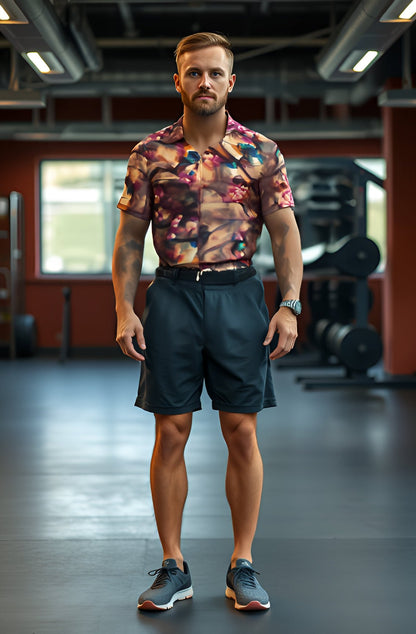 Multicolor Hummingbirds Unisex button shirt by Gregg Acini Adoree Designs - Gregg Acini Adoree Designs - Button Down Shirt