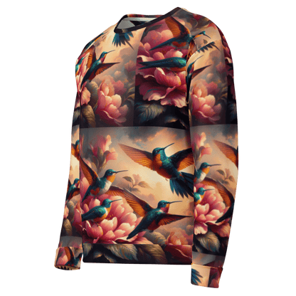 Multicolor Hummingbirds Unisex Sweatshirt by Gregg Acini Adoree Designs - Gregg Acini Adoree Designs - Sweatshirt