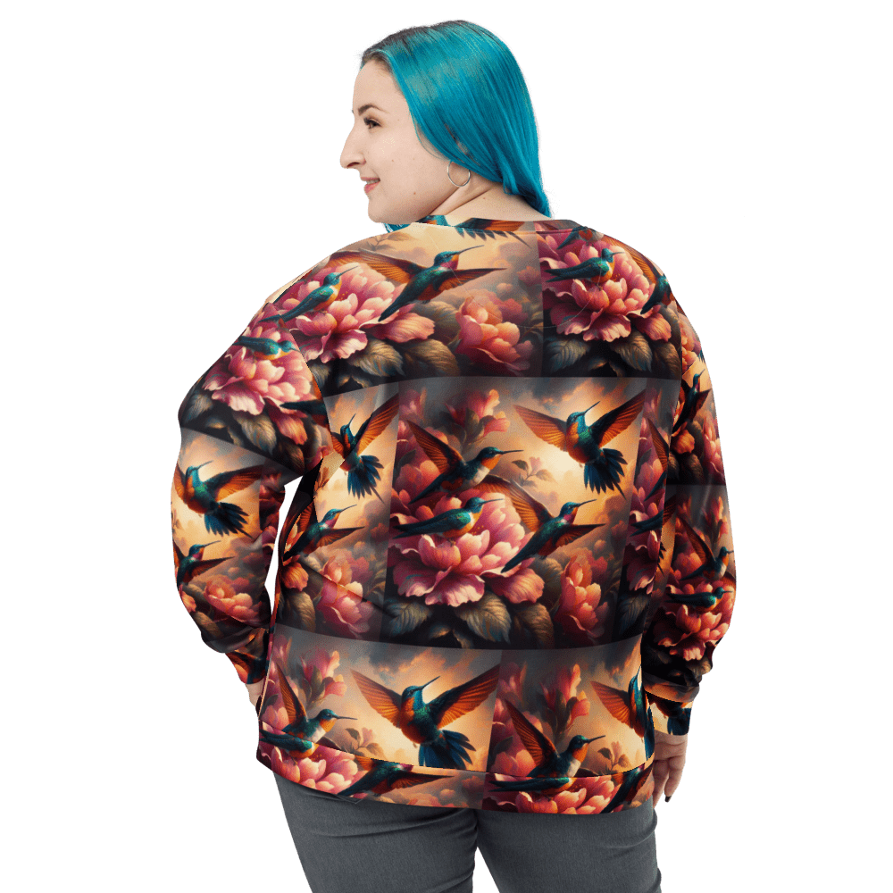 Multicolor Hummingbirds Unisex Sweatshirt by Gregg Acini Adoree Designs - Gregg Acini Adoree Designs - Sweatshirt