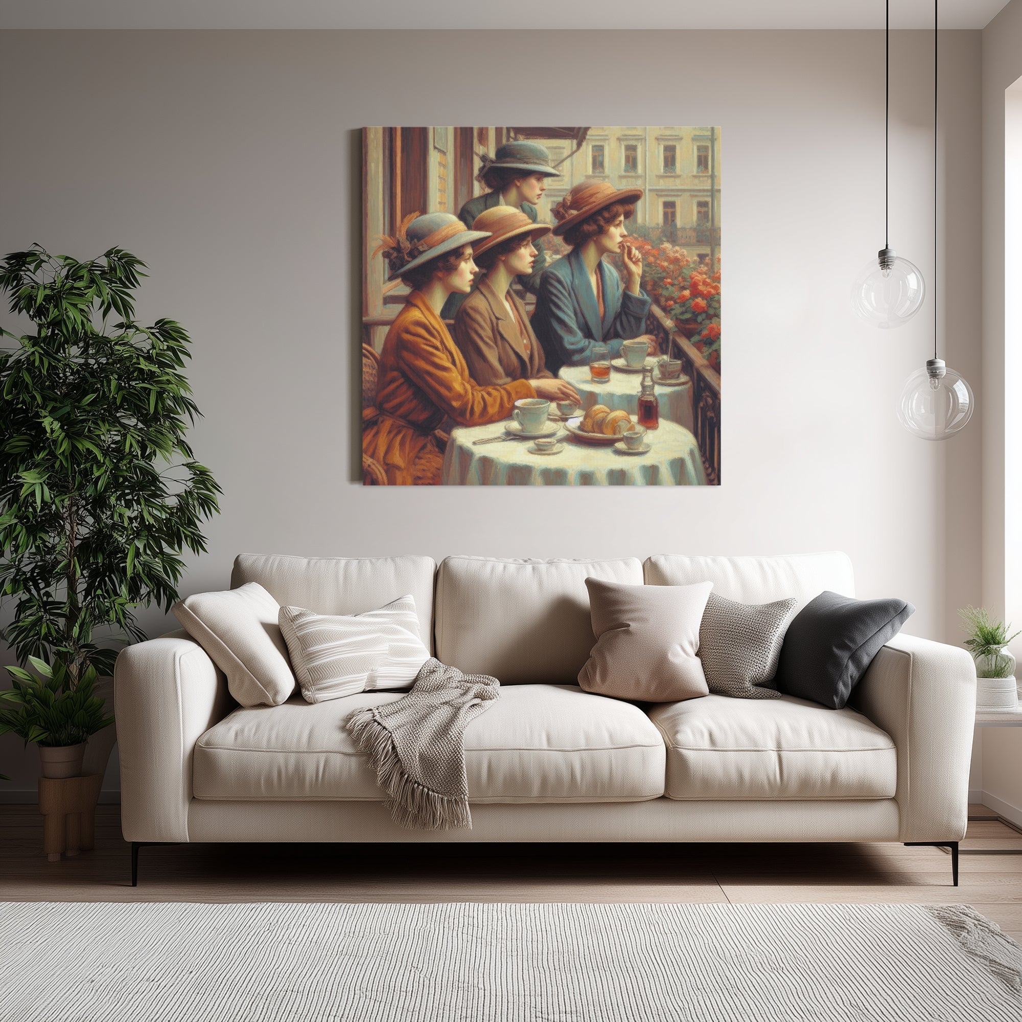 Observers 1:1 Ratio Canvas Painting - Gregg Acini Adoree Designs - Canvas