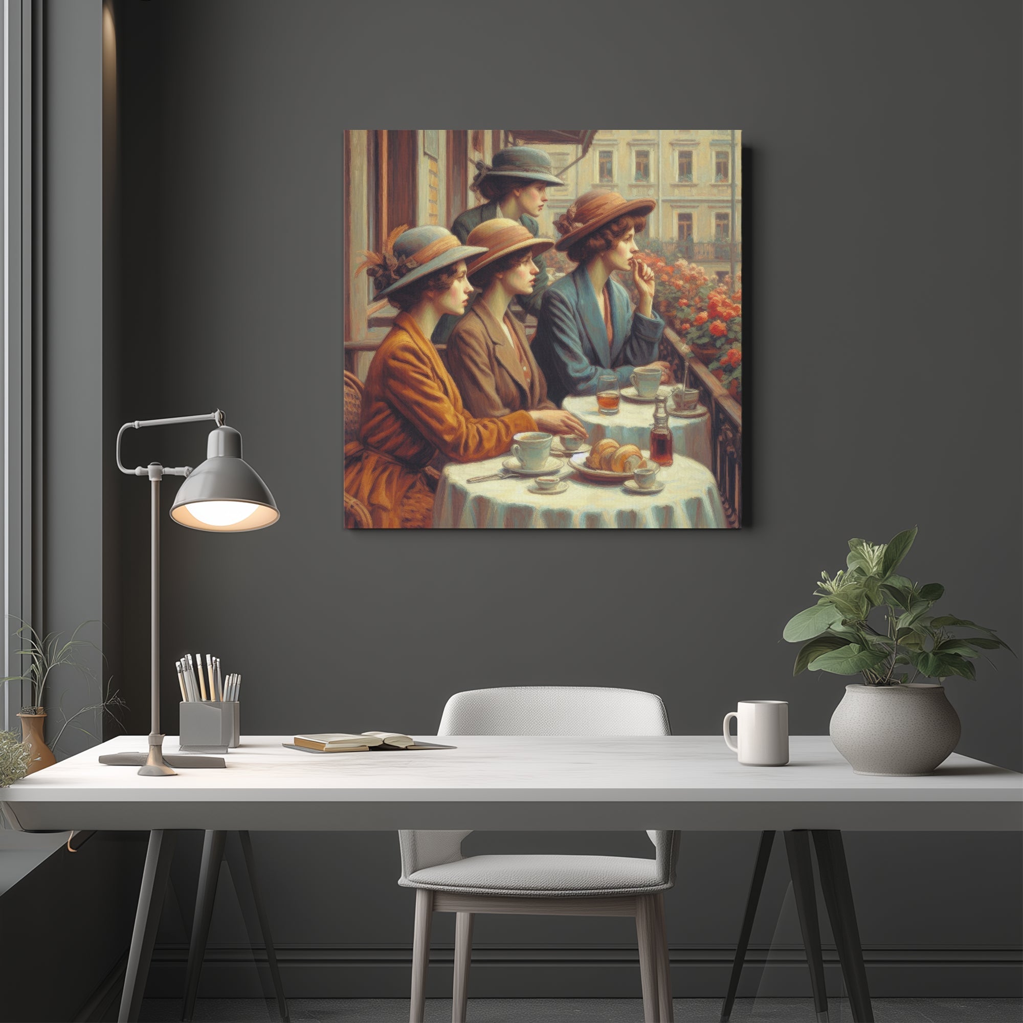 Observers 1:1 Ratio Canvas Painting - Gregg Acini Adoree Designs - Canvas