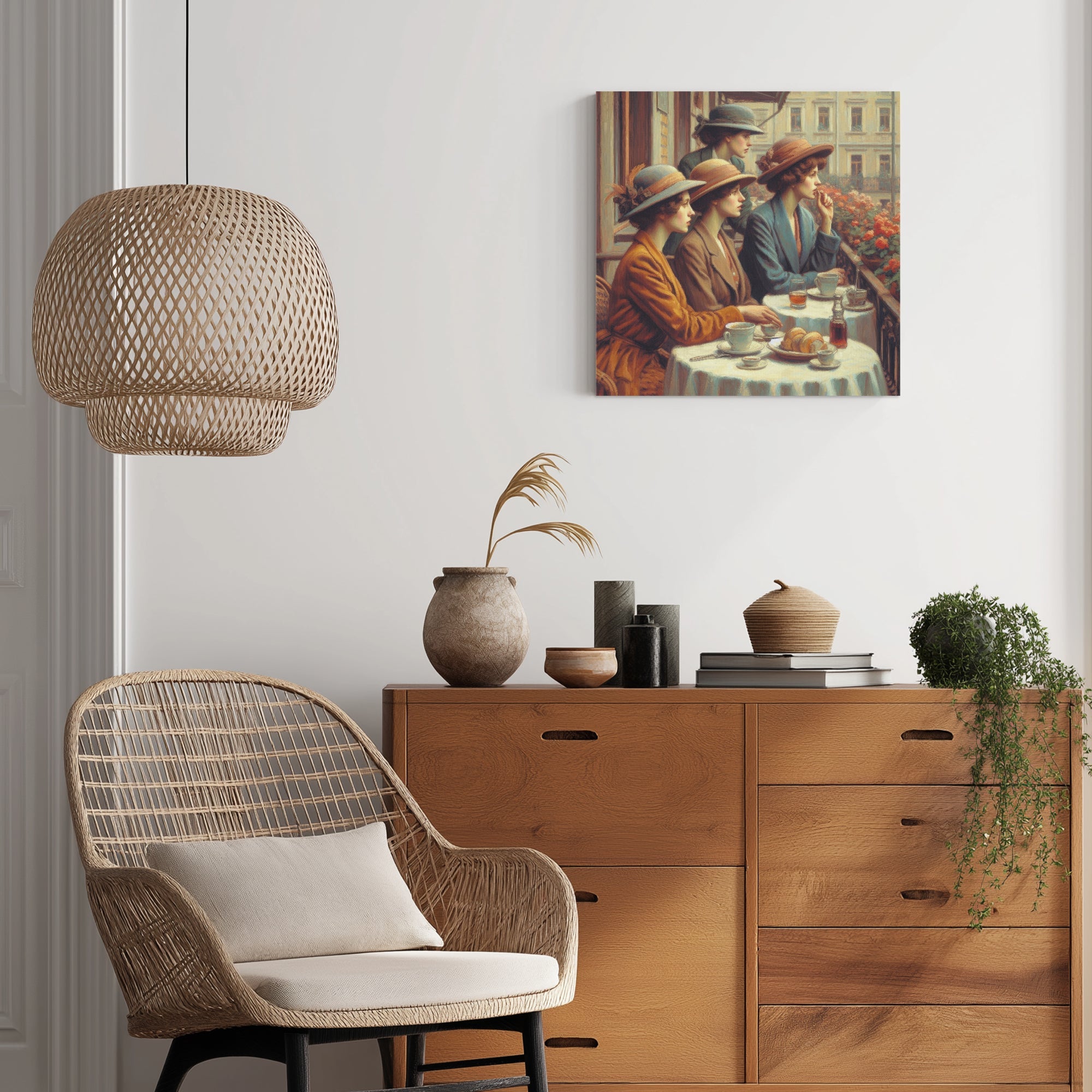 Observers 1:1 Ratio Canvas Painting - Gregg Acini Adoree Designs - Canvas