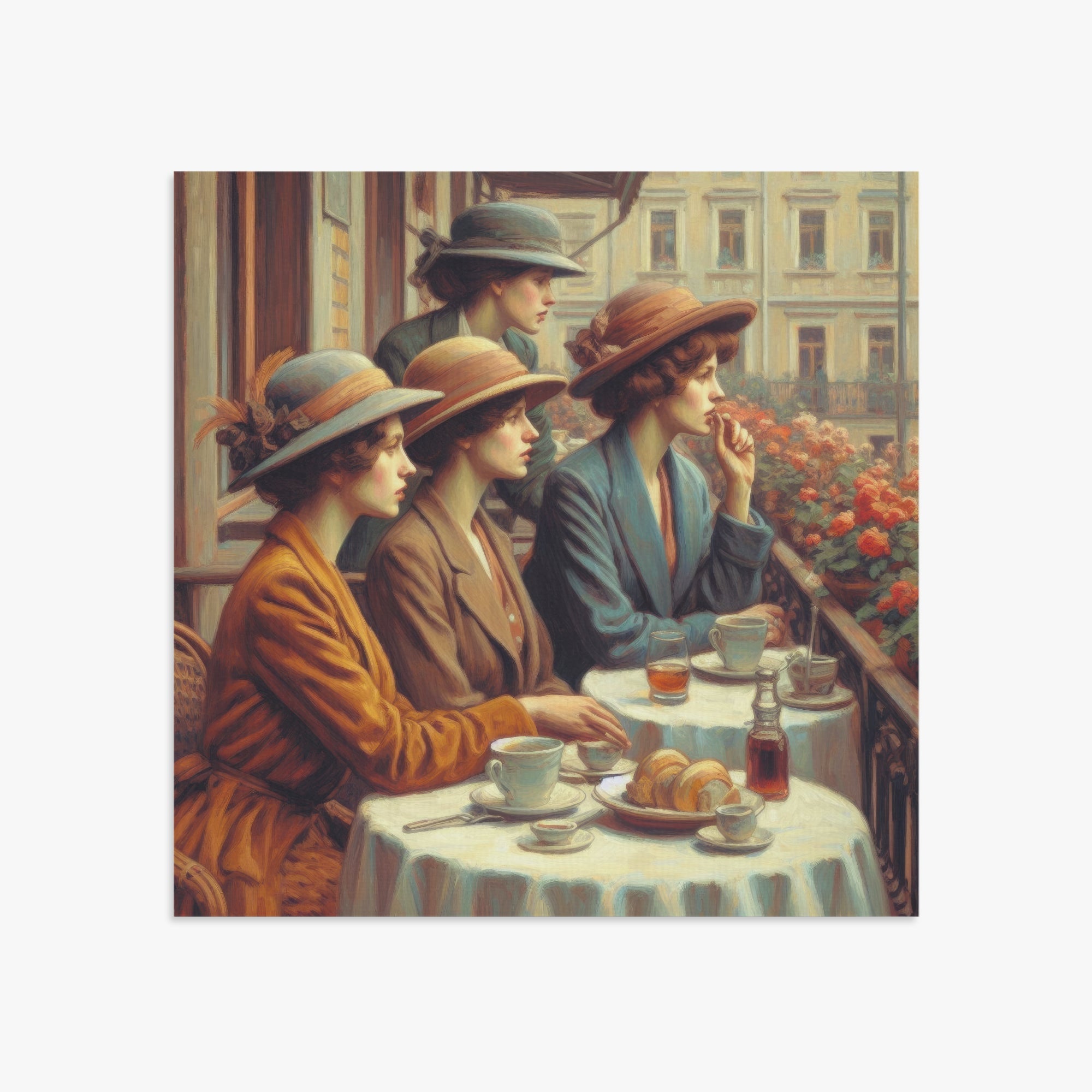 Observers 1:1 Ratio Canvas Painting - Gregg Acini Adoree Designs - Canvas