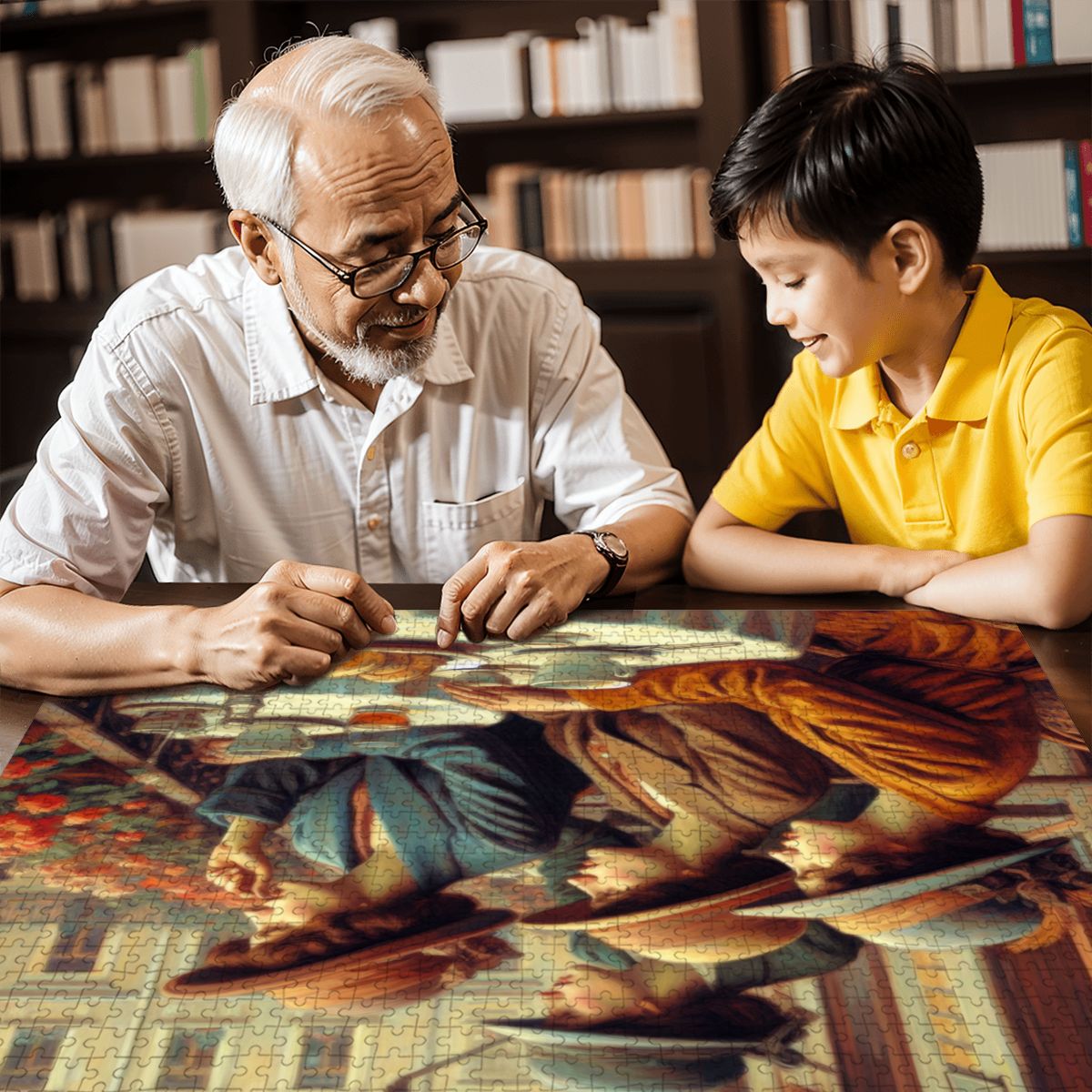 Observers Wooden Jigsaw Puzzles 1000 pcs - Gregg Acini Adoree Designs - Jigsaw Puzzle