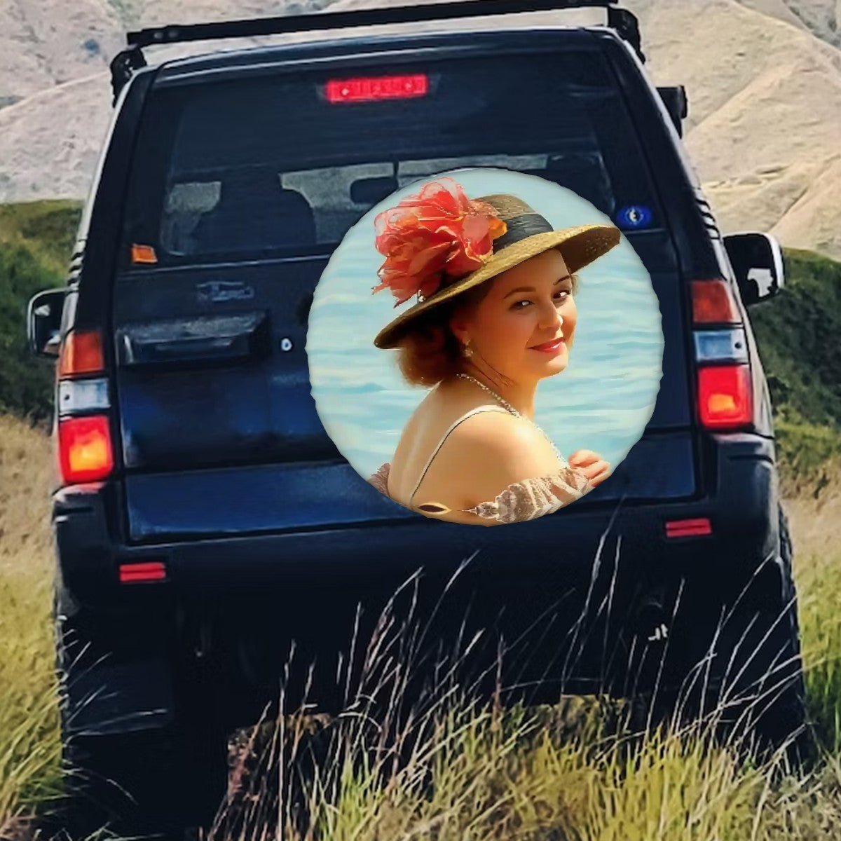 Paige by the Lake Thickened Spare Tire Cover - Gregg Acini Adoree Designs - Spare Tire Cover