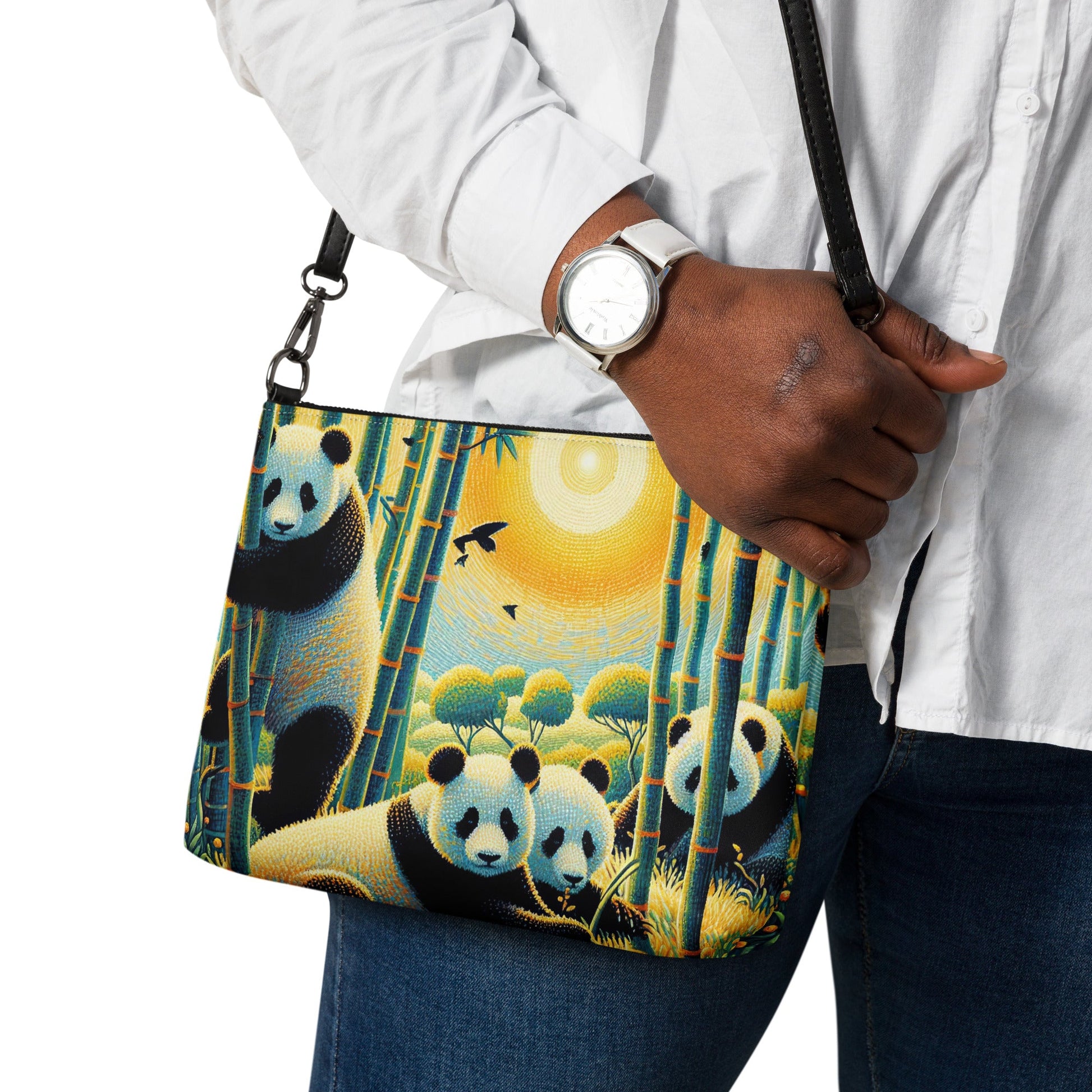 Panda Family Crossbody bag - Gregg Acini Adoree Designs - Handbag