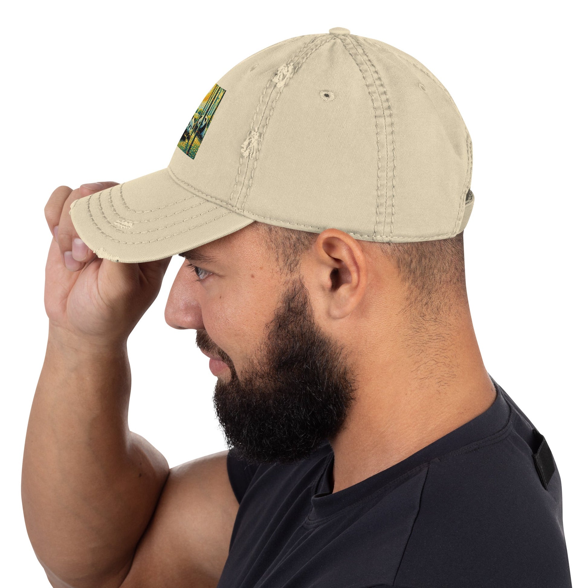 Panda Family Distressed Hat - Gregg Acini Adoree Designs - Hat