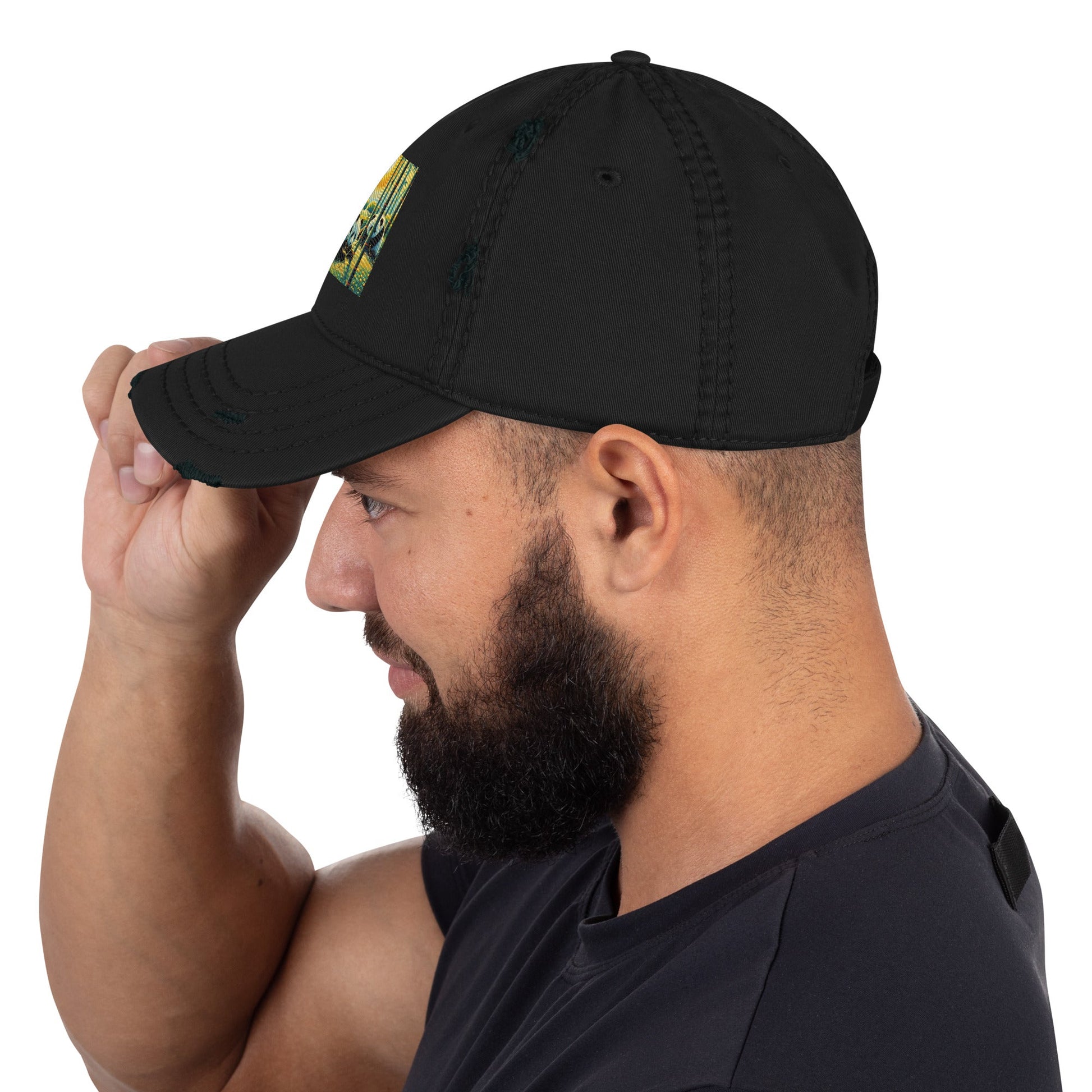 Panda Family Distressed Hat - Gregg Acini Adoree Designs - Hat