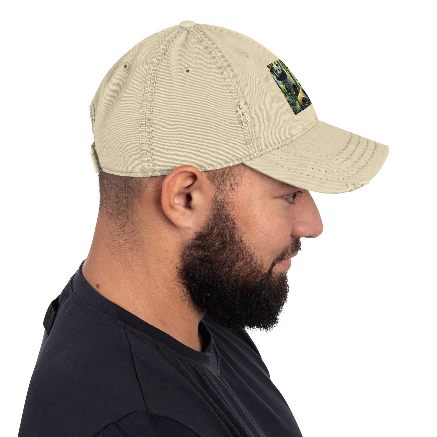 Panda Family Distressed Hat - Gregg Acini Adoree Designs - Hat