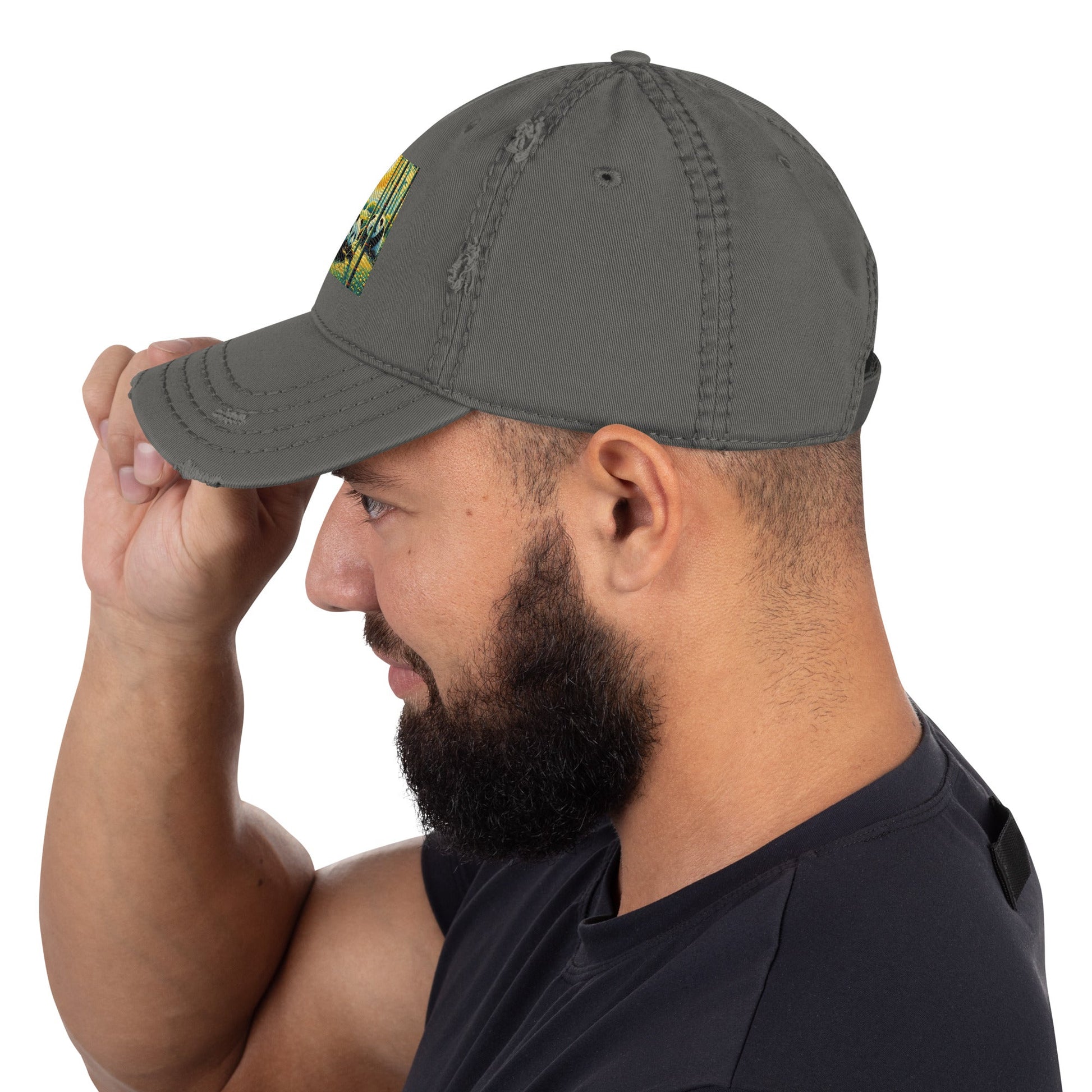Panda Family Distressed Hat - Gregg Acini Adoree Designs - Hat