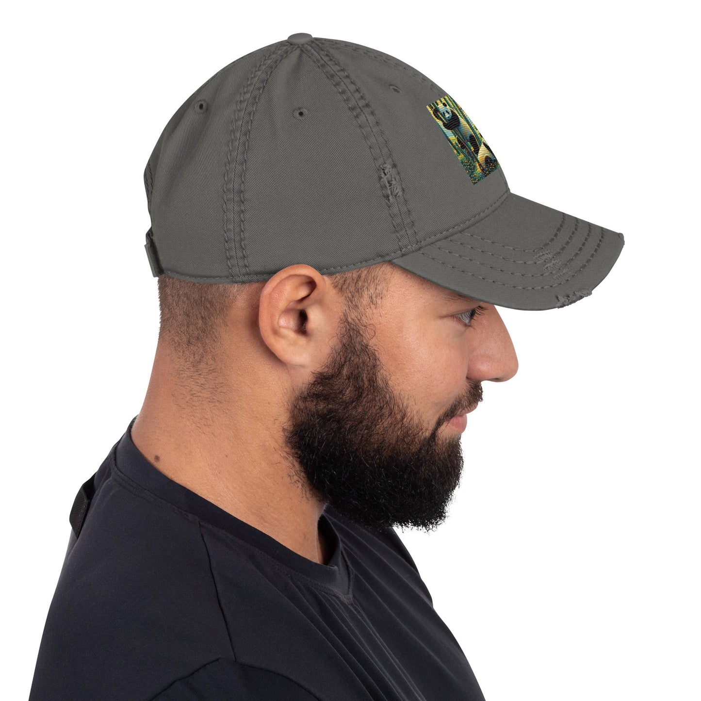 Panda Family Distressed Hat - Gregg Acini Adoree Designs - Hat