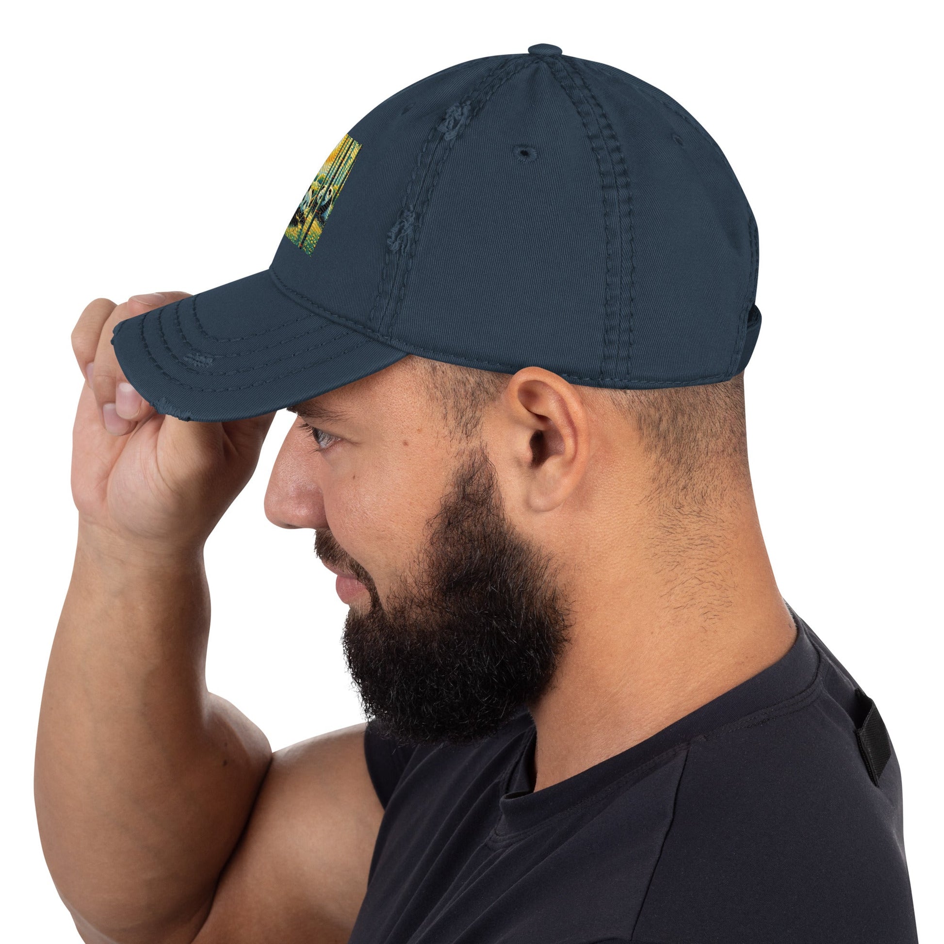 Panda Family Distressed Hat - Gregg Acini Adoree Designs - Hat