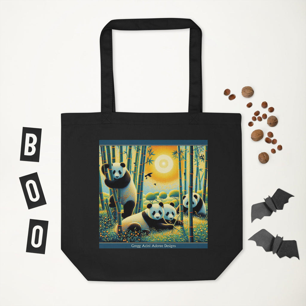 Panda Family Eco Tote Bag - Gregg Acini Adoree Designs - Tote Bag