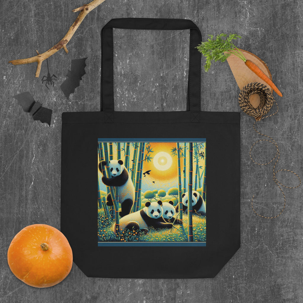 Panda Family Eco Tote Bag - Gregg Acini Adoree Designs - Tote Bag