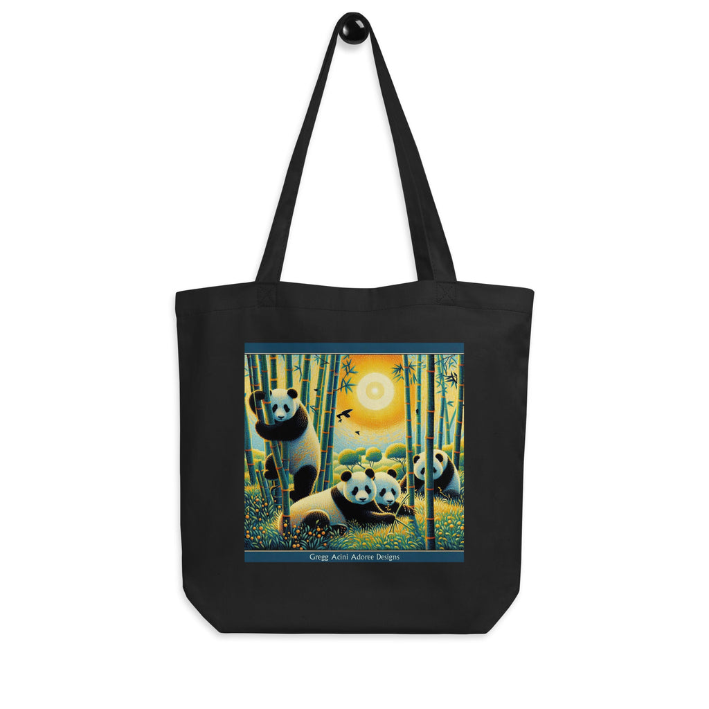 Panda Family Eco Tote Bag - Gregg Acini Adoree Designs - Tote Bag