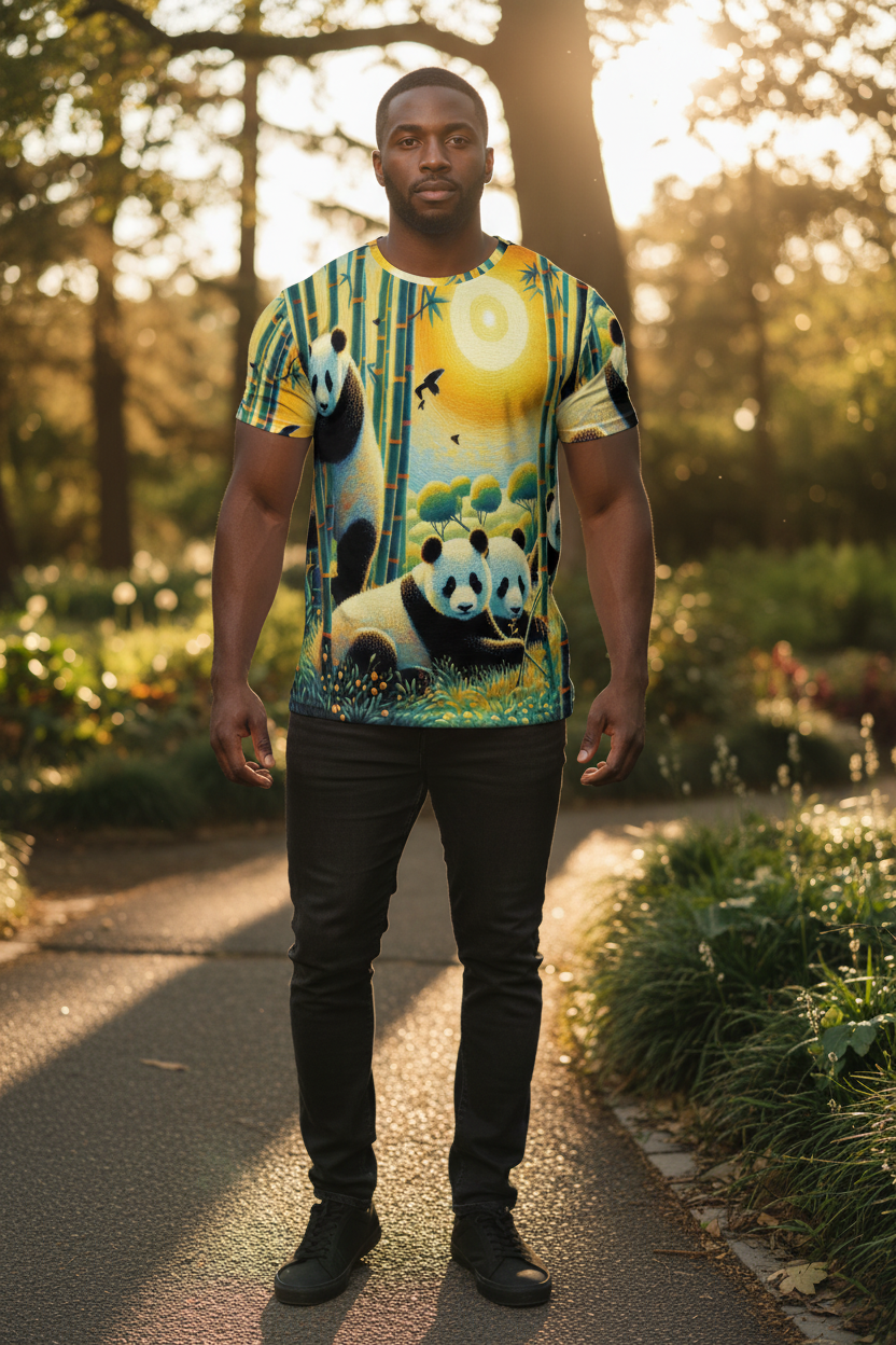 Panda Family Lifestyle - Muscle Man