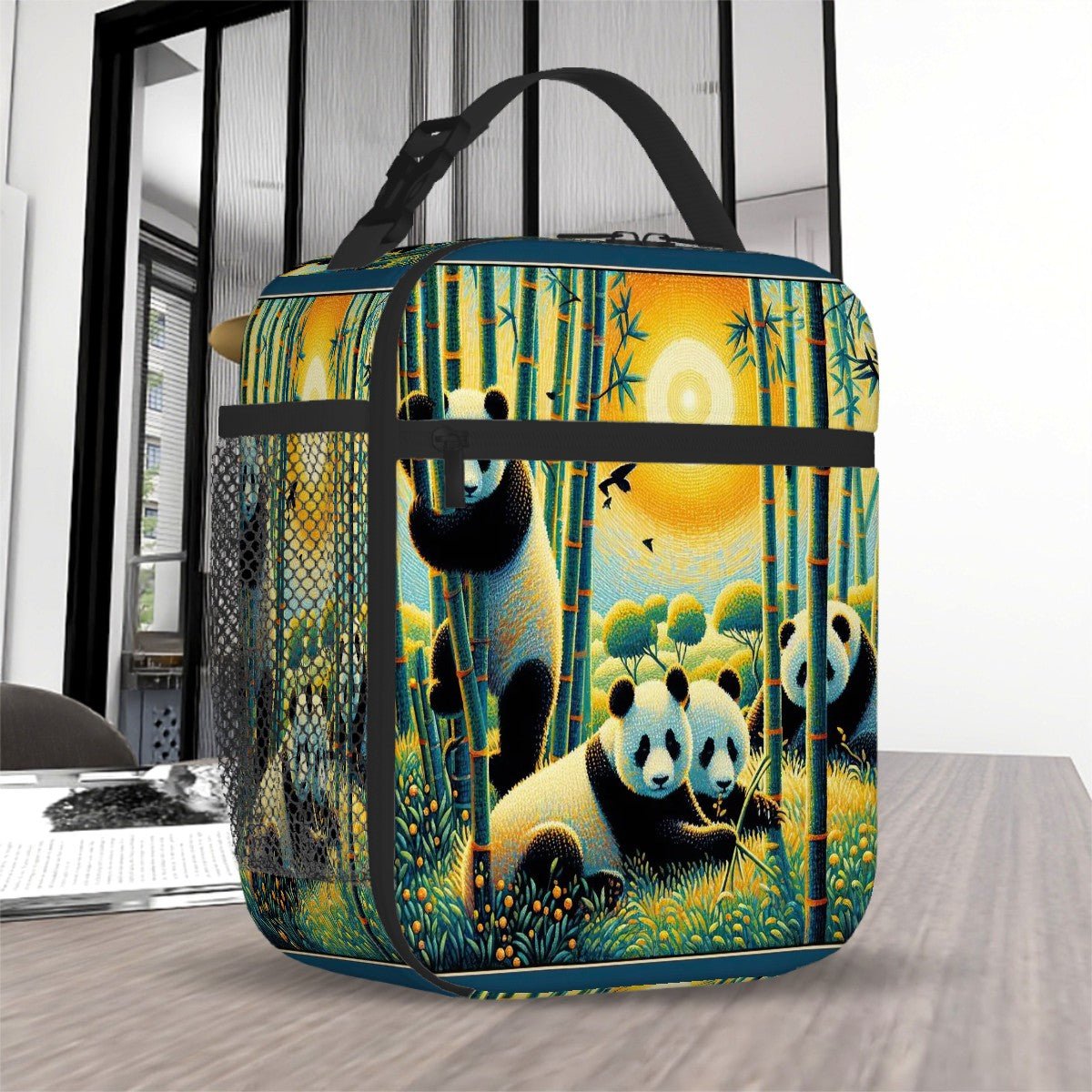 Panda Family Lunch Bag - Gregg Acini Adoree Designs - Lunch Bag