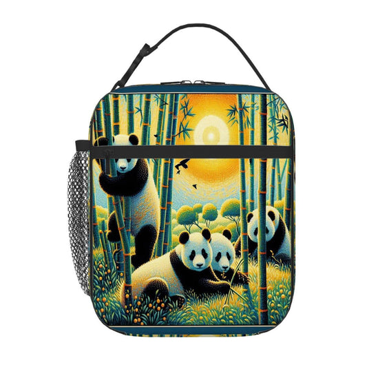 Panda Family Lunch Bag - Gregg Acini Adoree Designs - Lunch Bag