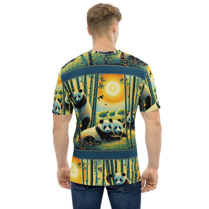 Panda Family Men's t-shirt - Gregg Acini Adoree Designs - T-Shirt