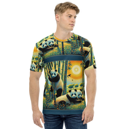 Panda Family Men's t-shirt - Gregg Acini Adoree Designs - T-Shirt