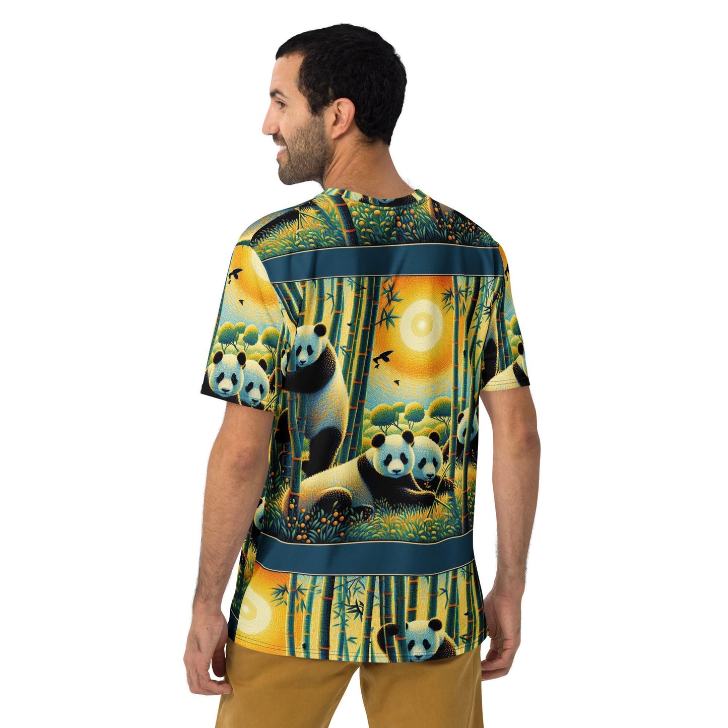 Panda Family Men's t-shirt - Gregg Acini Adoree Designs - T-Shirt