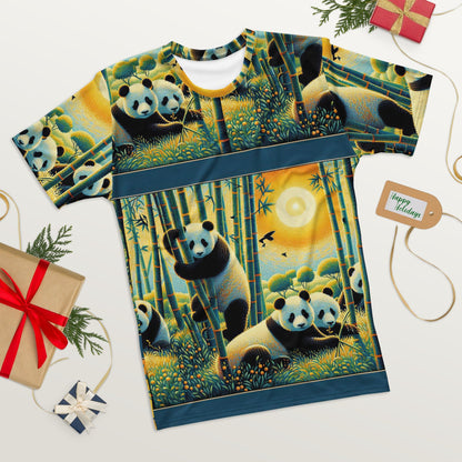 Panda Family Men's t-shirt - Gregg Acini Adoree Designs - T-Shirt