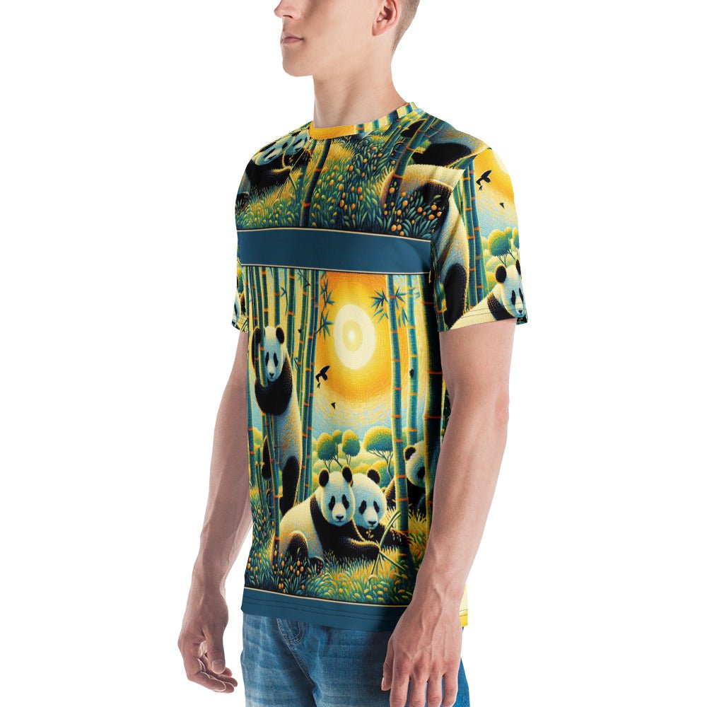 Panda Family Men's t-shirt - Gregg Acini Adoree Designs - T-Shirt