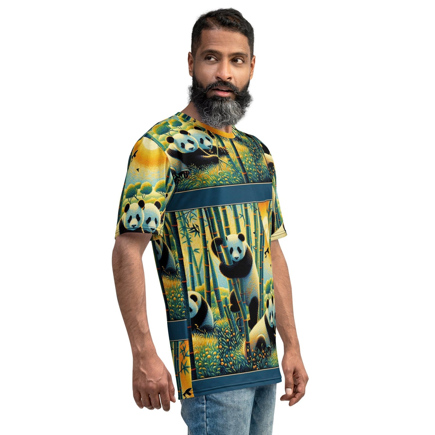 Panda Family Men's t-shirt - Gregg Acini Adoree Designs - T-Shirt