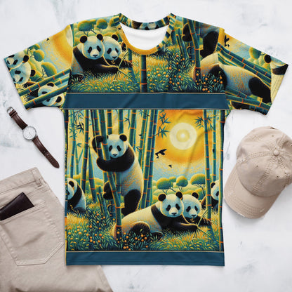 Panda Family Men's t-shirt - Gregg Acini Adoree Designs - T-Shirt