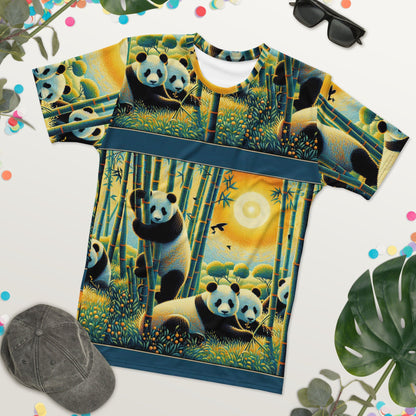 Panda Family Men's t-shirt - Gregg Acini Adoree Designs - T-Shirt
