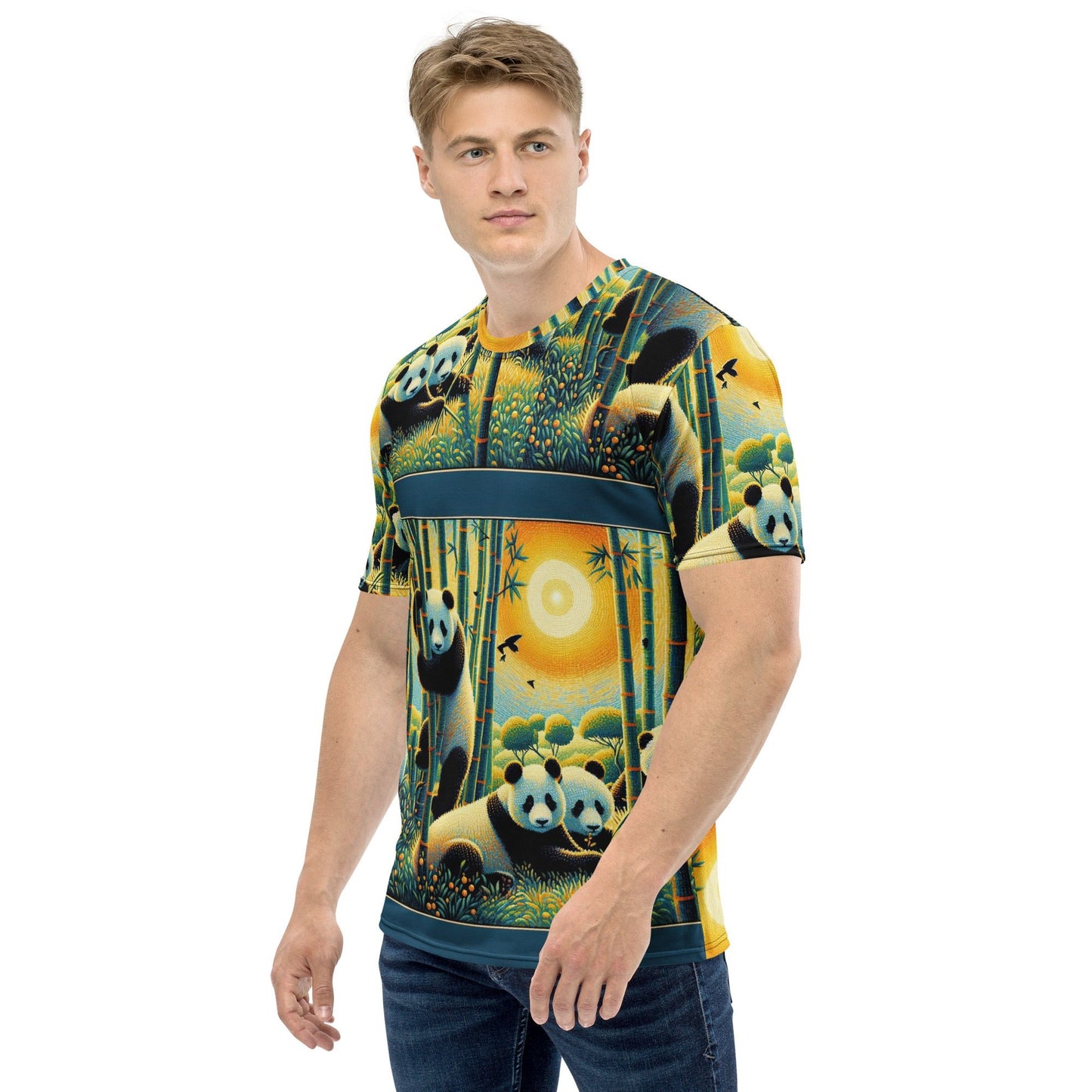 Panda Family Men's t-shirt - Gregg Acini Adoree Designs - T-Shirt
