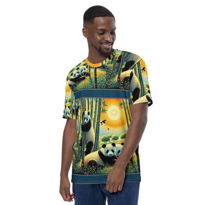 Panda Family Men's t-shirt - Gregg Acini Adoree Designs - T-Shirt