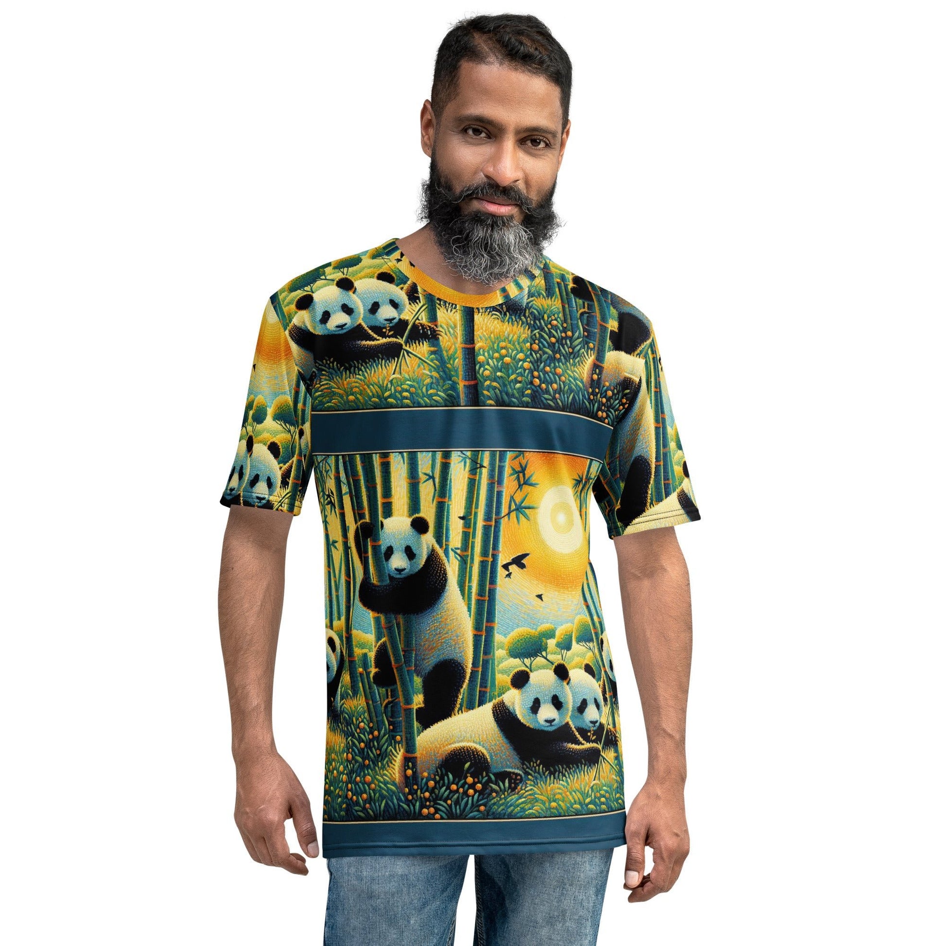 Panda Family Men's t-shirt - Gregg Acini Adoree Designs - T-Shirt