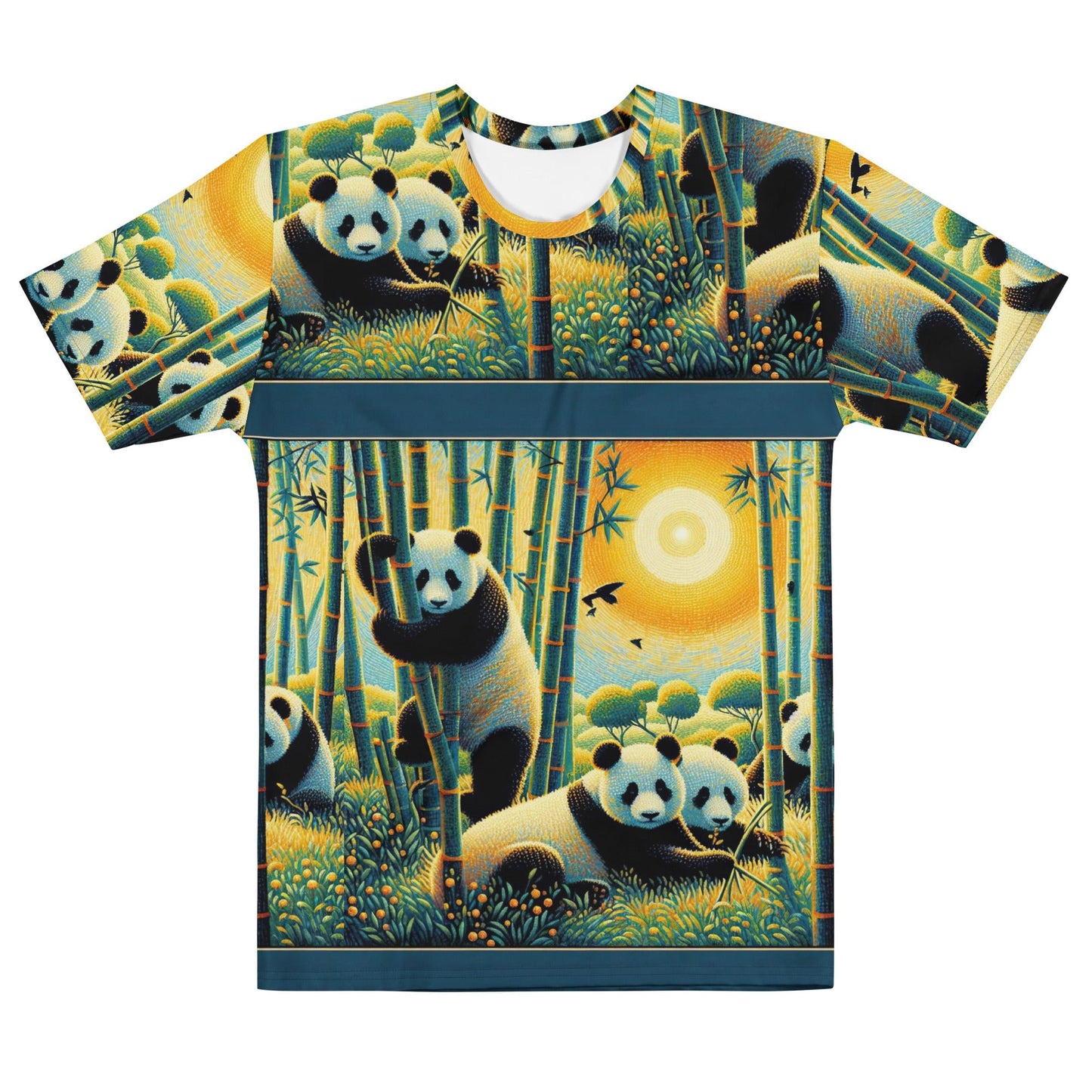 Panda Family Men's t-shirt - Gregg Acini Adoree Designs - T-Shirt