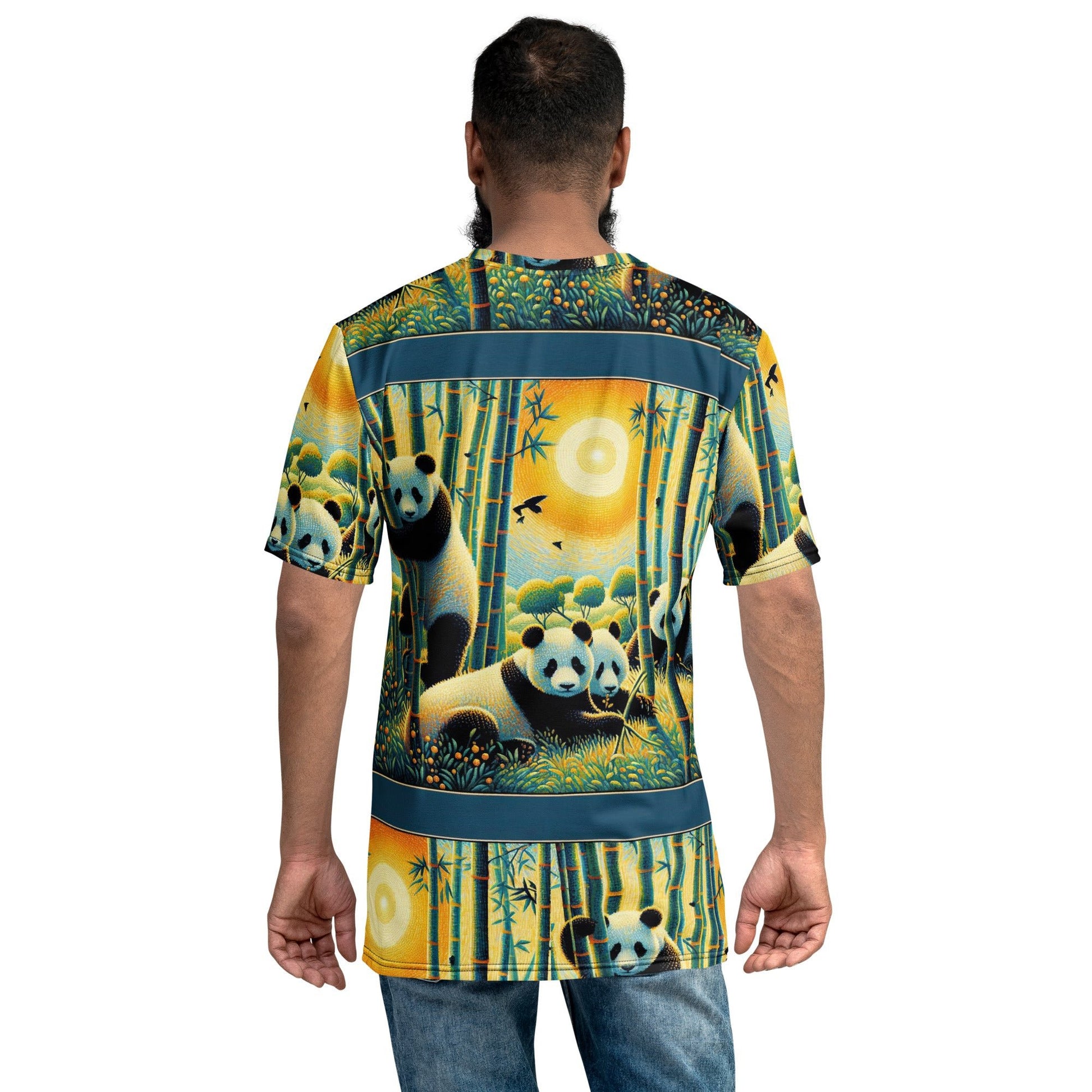 Panda Family Men's t-shirt - Gregg Acini Adoree Designs - T-Shirt