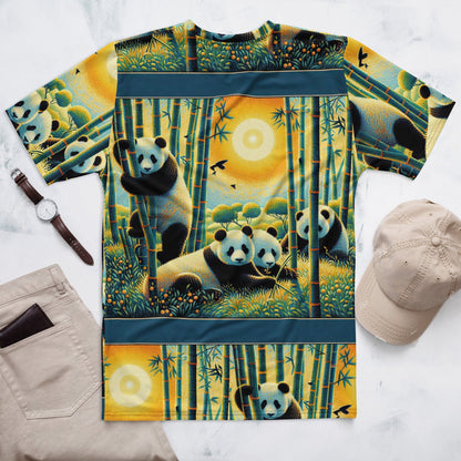 Panda Family Men's t-shirt - Gregg Acini Adoree Designs - T-Shirt